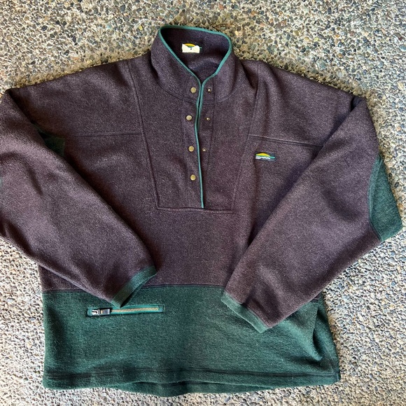 vintage canadian made chlorophylle fleece pullover , 2X - Picture 1 of 8